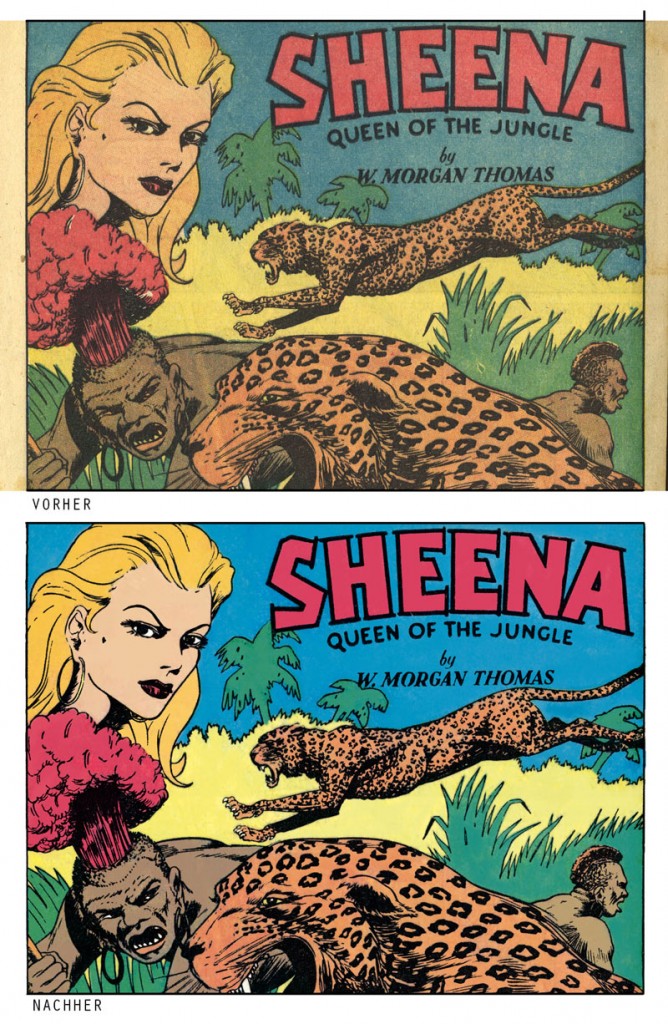 Sheena-Queen of the Jungle Before/After
