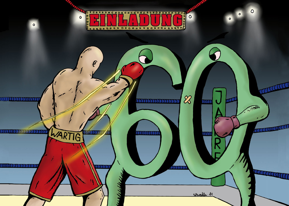 Illustration Der Kampf gegen das Alter