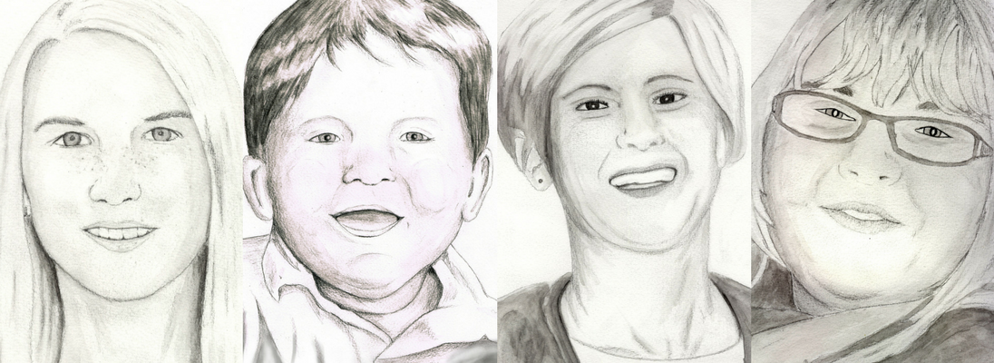 handgezeichnetes Bild Portrait zum verschenken (2)