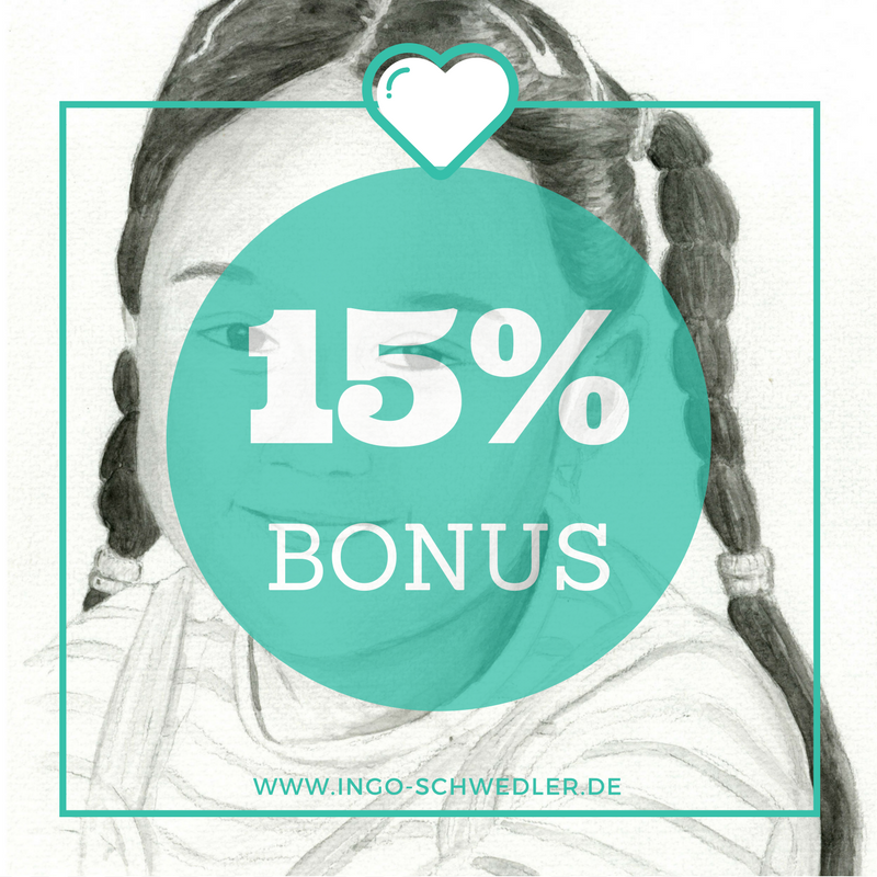 persönliche portraits für jeden anlass 15% Bonus